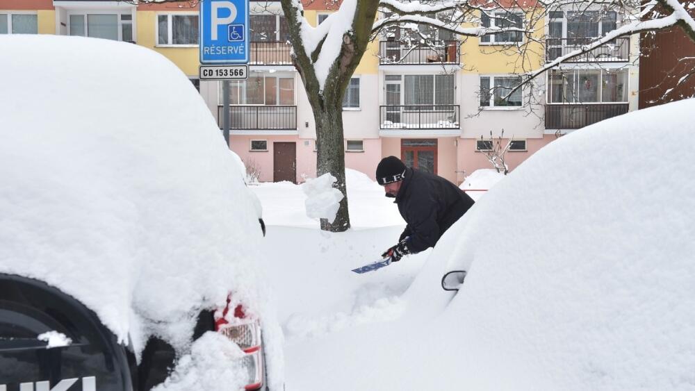 Zima v Jablonci nad Nisou